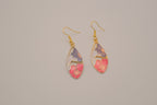 Vintage cloisonné enamel drop earrings