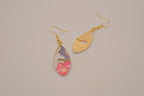 Vintage cloisonné enamel drop earrings