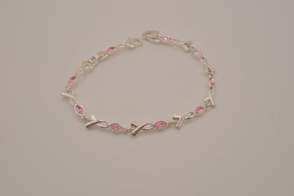 Vintage Avon Breast Cancer Awareness Tennis bracelet