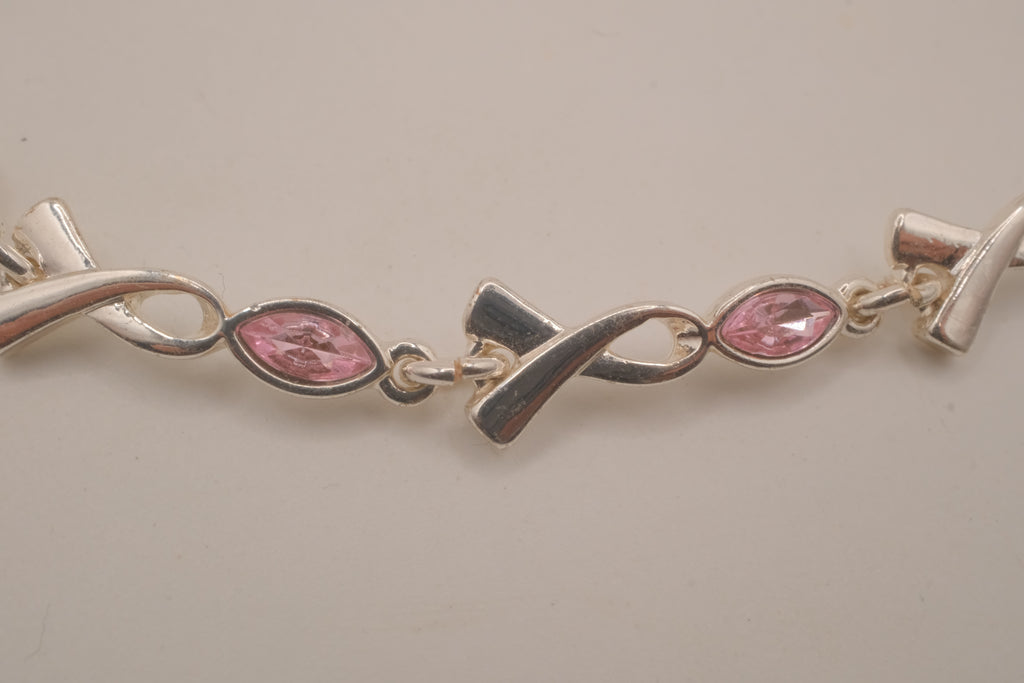 Vintage Avon Breast Cancer Awareness Tennis bracelet
