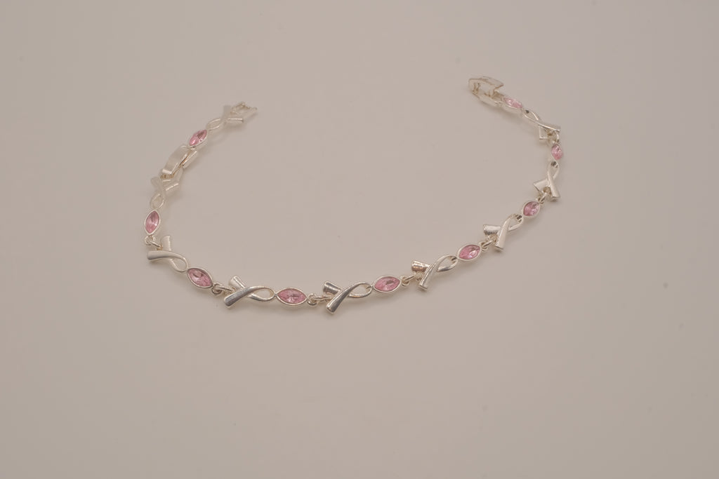 Vintage Avon Breast Cancer Awareness Tennis bracelet