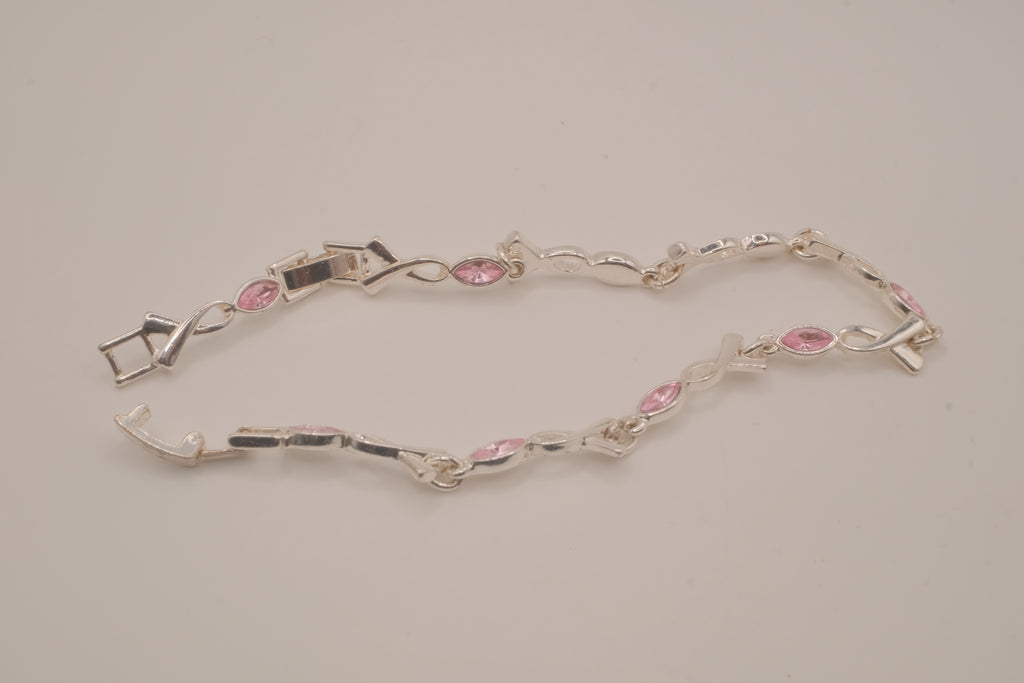 Vintage Avon Breast Cancer Awareness Tennis bracelet