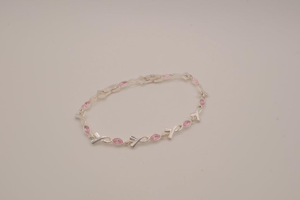 Vintage Avon Breast Cancer Awareness Tennis bracelet