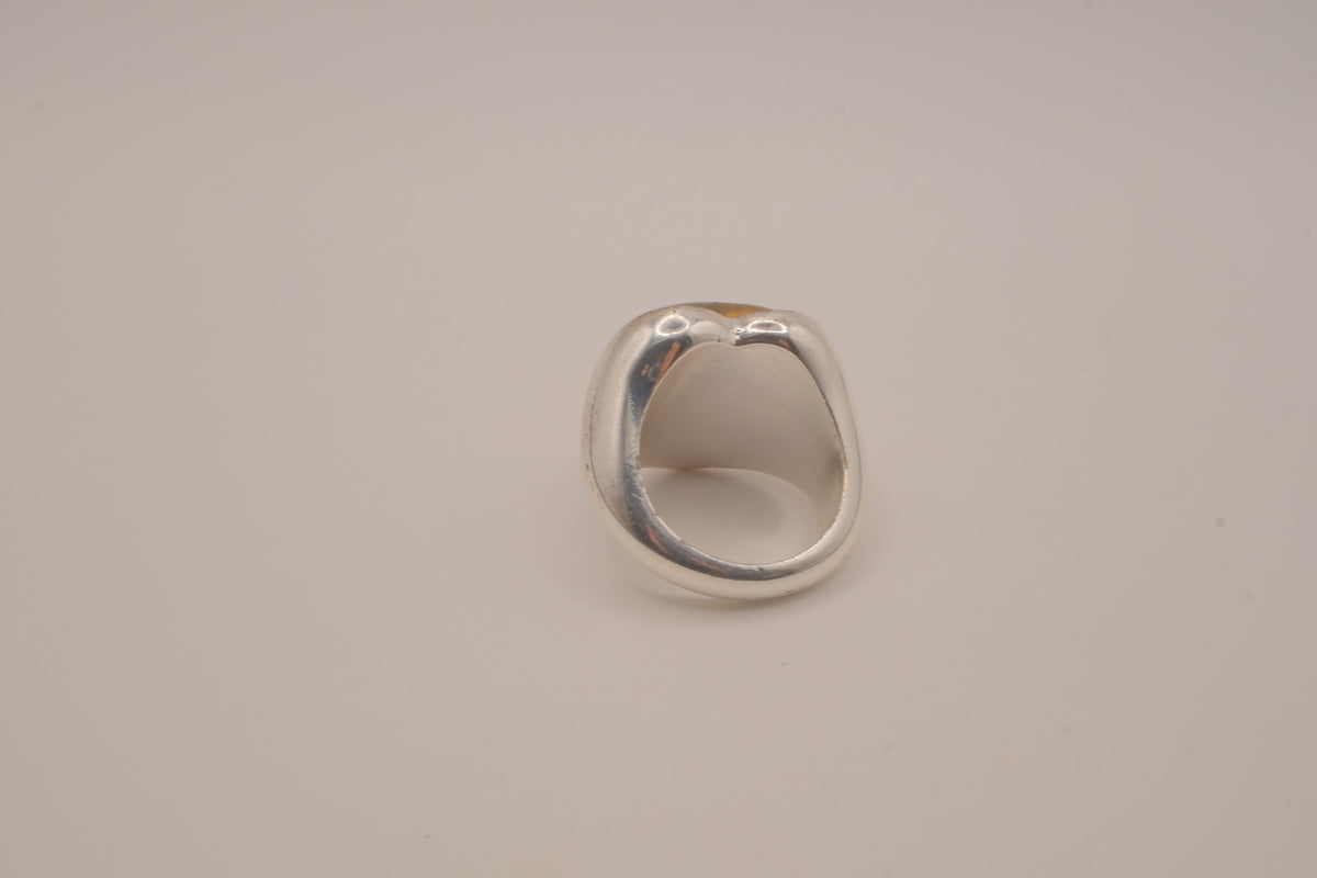 Vintage Avon heart-shaped mood ring