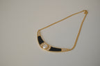Vintage Gold toned collar necklace