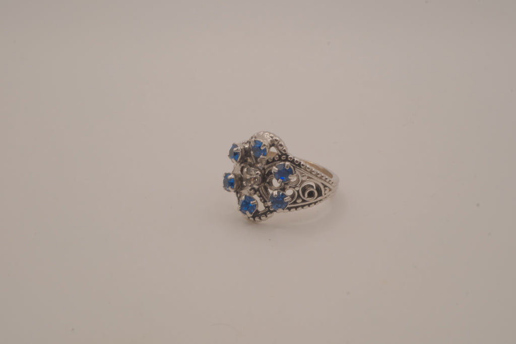 Vintage GP filigree cocktail ring