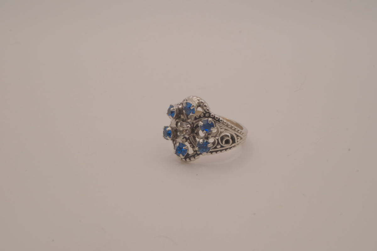 Vintage GP filigree cocktail ring