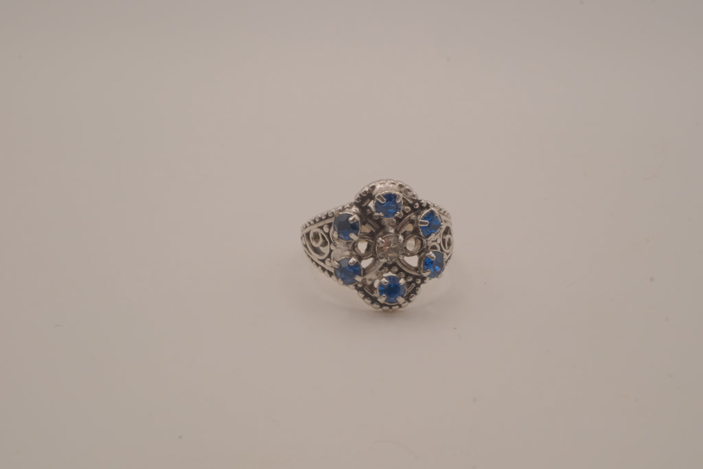 Vintage GP filigree cocktail ring