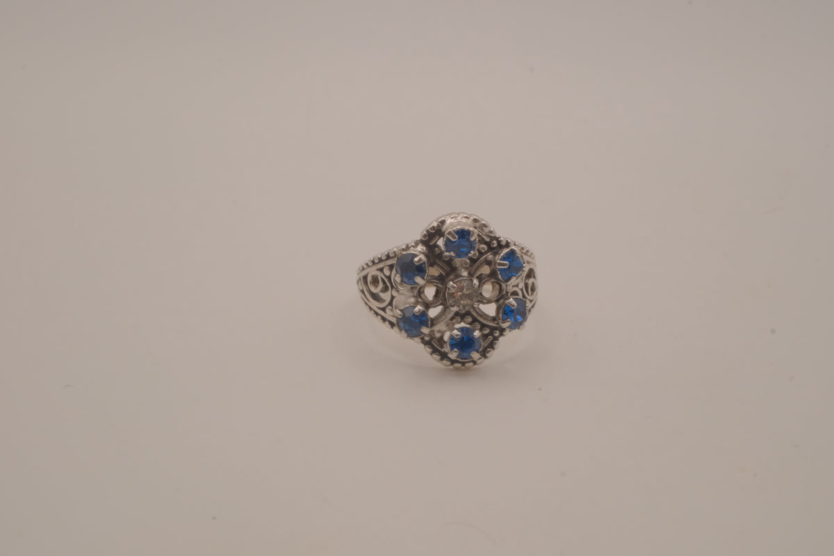 Vintage GP filigree cocktail ring