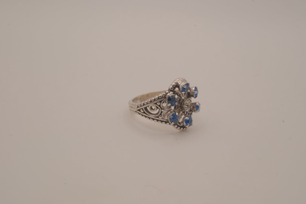 Vintage GP filigree cocktail ring