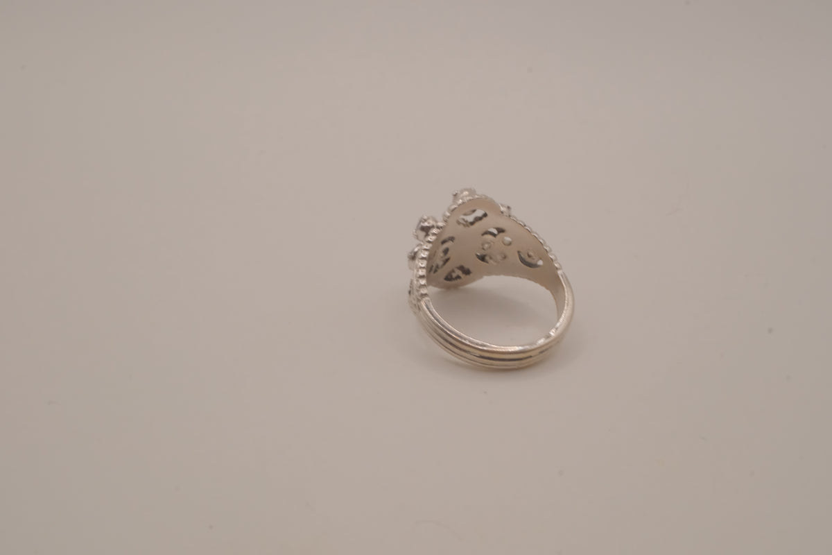 Vintage GP filigree cocktail ring