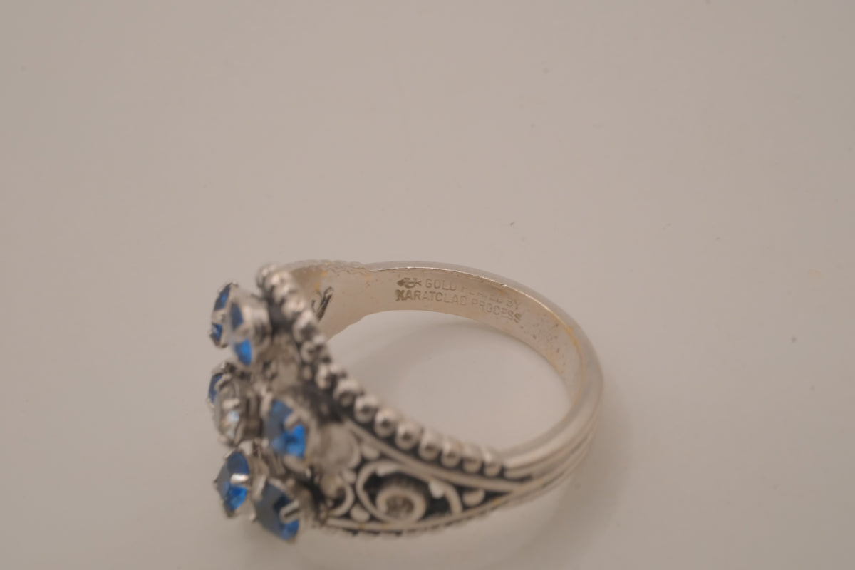Vintage GP filigree cocktail ring