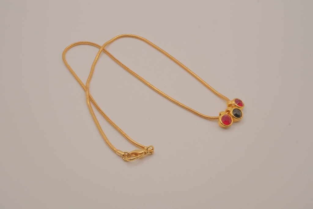 Vintage slide charms necklace