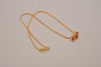 Vintage slide charms necklace