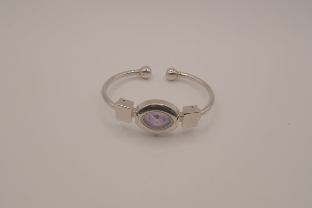 Vintage USS Lilac dial bangle watch&nbsp;