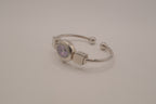 Vintage USS Lilac dial bangle watch&nbsp;