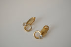 Vintage Triad gold tone clip-on earrings