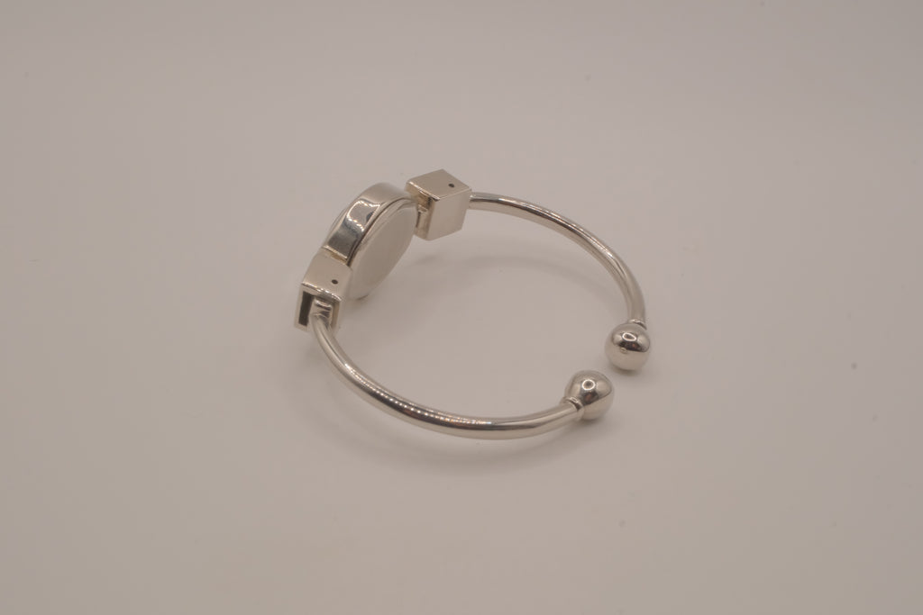 Vintage USS Lilac dial bangle watch&nbsp;