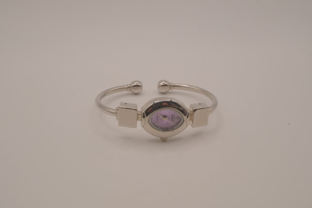 Vintage USS Lilac dial bangle watch&nbsp;