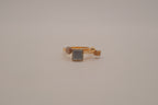 Contemporary multi-element stack geometric ring