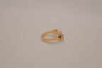 Contemporary multi-element stack geometric ring