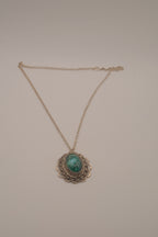 Vintage Eilat stone pendant necklace
