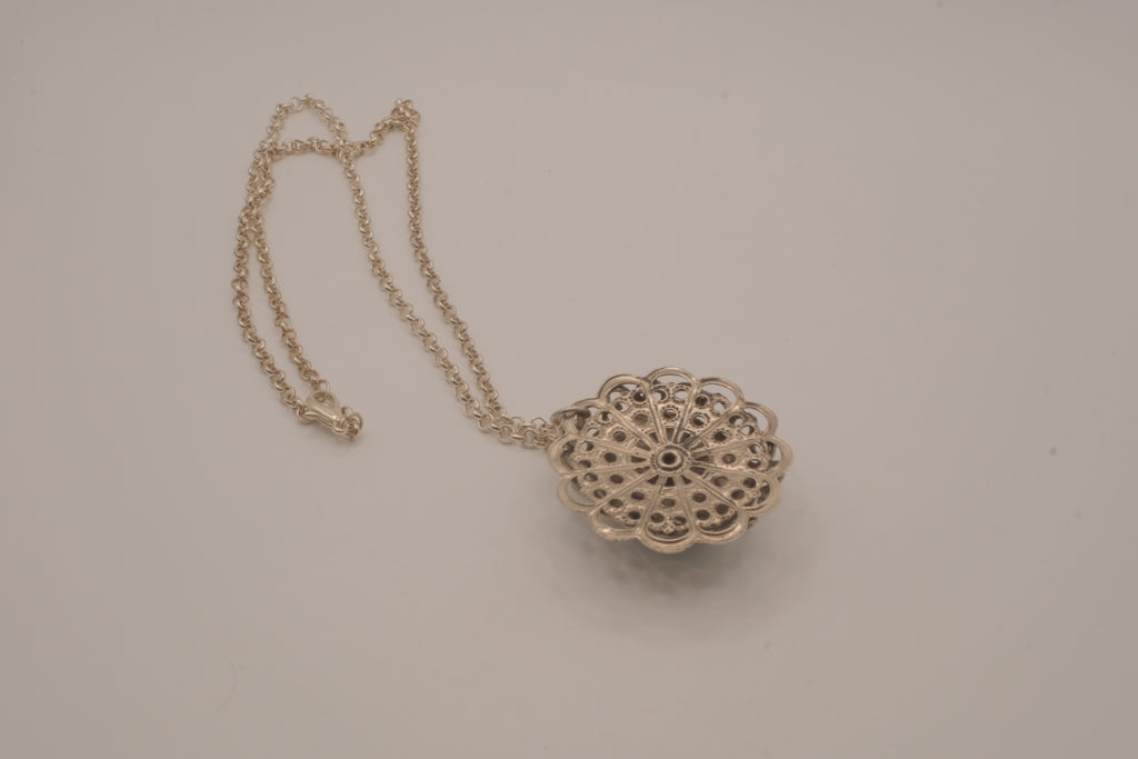 Vintage Eilat stone pendant necklace