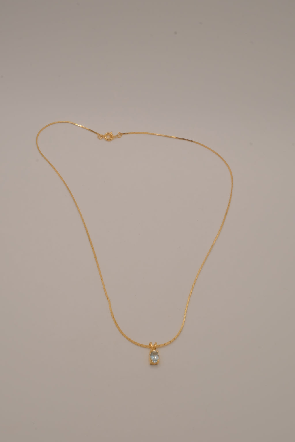 Classic solitaire pendant necklace