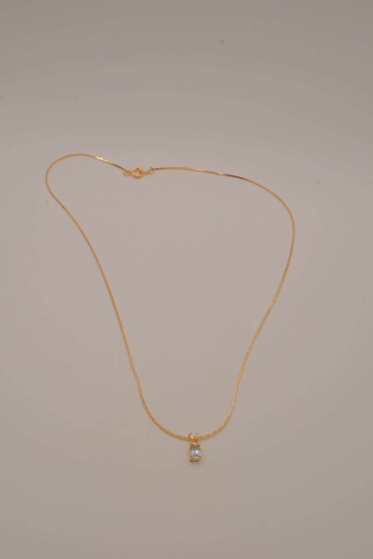 Classic solitaire pendant necklace