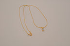 Classic solitaire pendant necklace