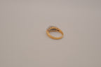 Vintage multi-row GEP sapphire band ring