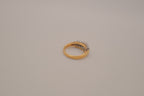 Vintage multi-row GEP sapphire band ring