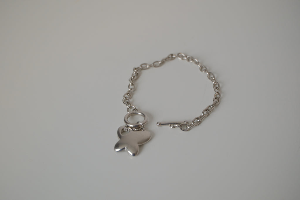 Butterfly charm bracelet