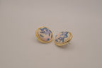 Vintage Pastel round stud earrings