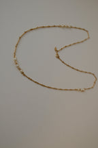 Sarah Cov delicate gold toned pearl necklace