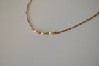 Sarah Cov delicate gold toned pearl necklace