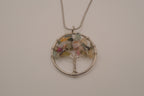 Wire-wrapped "Tree of Life" pendant necklace