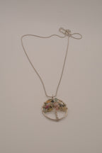 Wire-wrapped "Tree of Life" pendant necklace