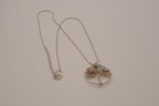 Wire-wrapped "Tree of Life" pendant necklace