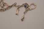 Vintage-style Canine silver charm bracelet