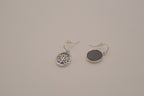 Tree of Life Abalone shell dangle earrings