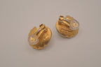 Vintage D’Orlan shell-shaped clip-on earrings