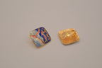 Vintage cloisonné enamel Seagull clip-on earrings