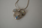 Mickey Mouse rhinestone pendant necklace