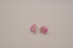 Vintage Pink sculptural layered hoop design