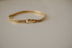 Avon dainty gold tone flexible link bracelet