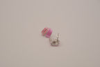 Vintage Pink sculptural layered hoop design