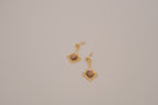 Vintage Rainbow flake dangle earrings