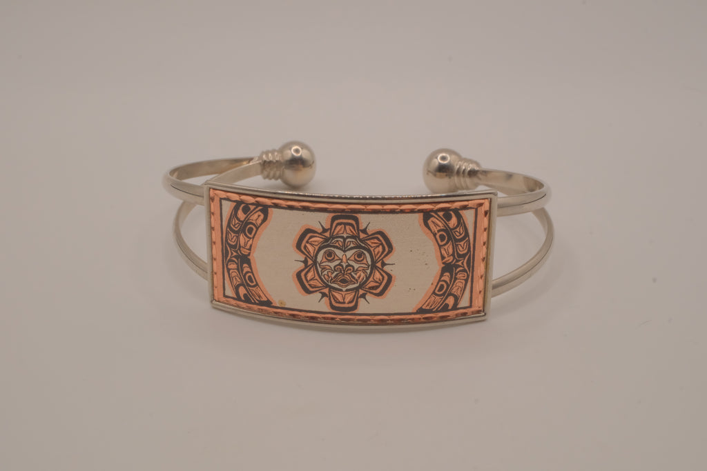 Indigenous style Native Sun Totem bracelet