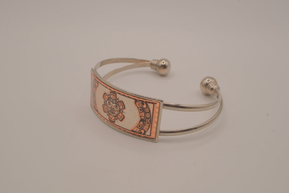 Indigenous style Native Sun Totem bracelet